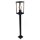 Lampe dallée Vintage Noir Bois 100 cm petit IP44 E27