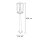 Lampe dallée Vintage Noir Bois 100 cm petit IP44 E27