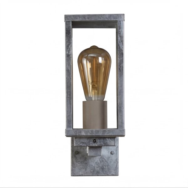 Applique vintage aluminium en zinc IP44 E27 L:11 cm