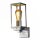 Applique vintage aluminium en zinc IP44 E27 L:11 cm