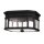 Plafonnier ext&eacute;rieur terrasse noir aluminium