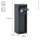 Colonne de prises Noir 24 cm max 3500 W IP54 Aluminium