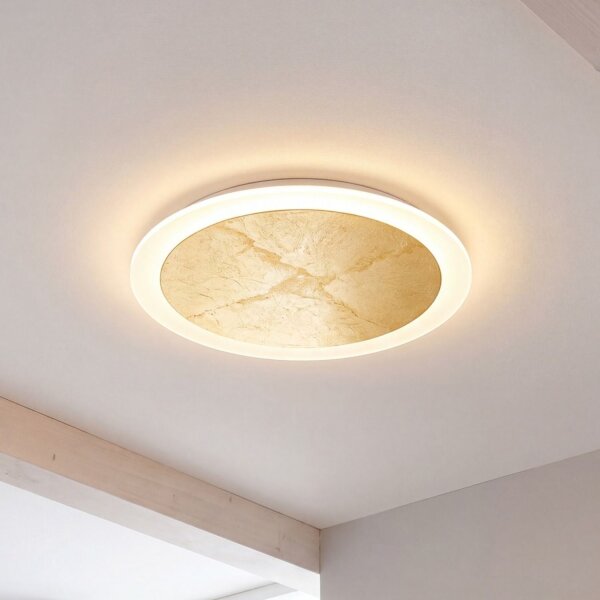 Applique LED or noir ronde Ø30 cm 3500 K dimmable