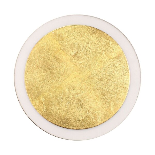 Applique LED or noir ronde Ø30 cm 3500 K dimmable