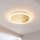 Applique LED or noir ronde Ø30 cm 3500 K dimmable