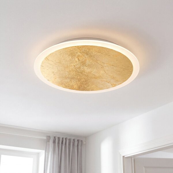 Applique LED or noir ronde Ø40 cm 3500 K dimmable