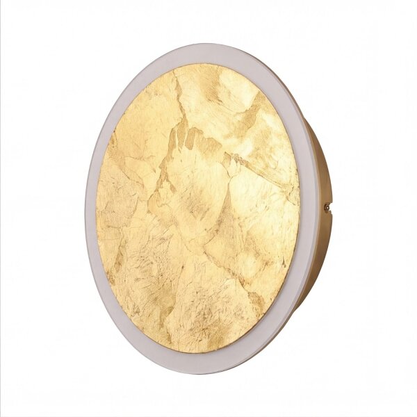 Applique LED or noir ronde Ø40 cm 3500 K dimmable
