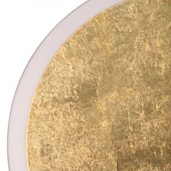 Applique LED or noir ronde Ø50 cm 3500 K dimmable