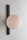 Applique Noir Blanc Boule de verre E14 L:14 cm faible éblouissement