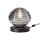 Lampe de table élégante verre fumé 16,5 cm E27 décoratif