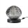 Lampe de table élégante verre fumé 16,5 cm E27 décoratif