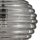 Suspension élégante en verre fumé Ø32 cm E27 décoratif