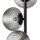 Lampadaire décoratif verre fumé 5 flammes E27 160 cm