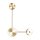 Applique LED aluminium dimmable H:44 cm 3000 K en or