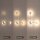 Applique LED aluminium dimmable H:44 cm 3000 K en or