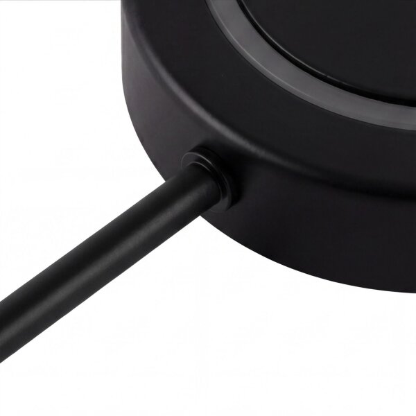 Applique LED aluminium dimmable H:44 cm 3000 K noir