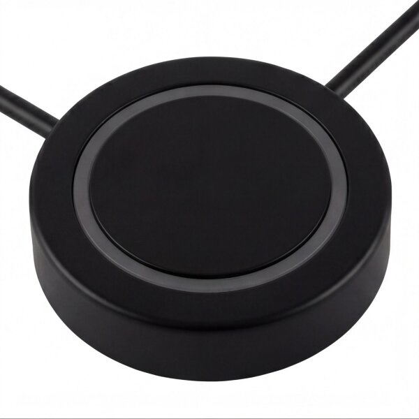 Applique LED aluminium dimmable H:44 cm 3000 K noir