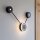 Applique LED aluminium dimmable H:44 cm 3000 K noir