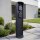 Colonne de prises deux prises aluminium IP44 40 cm