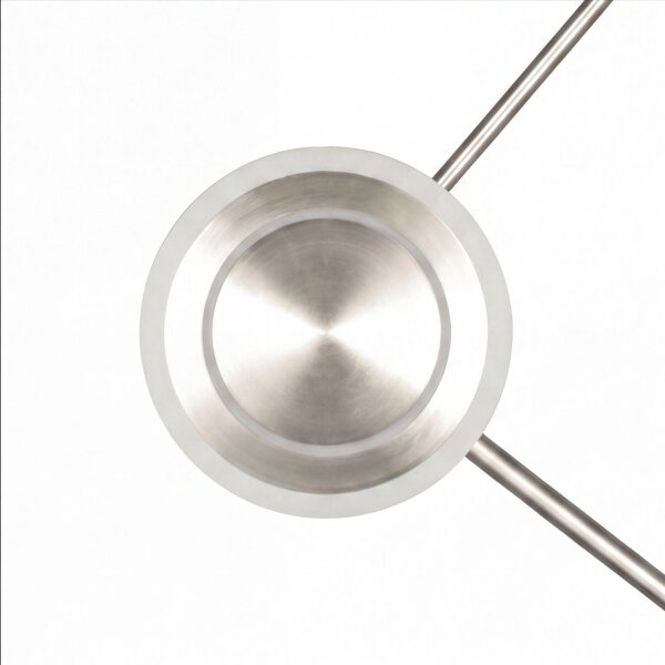 Applique LED aluminium dimmable H:44 cm 3000 K argent