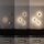 Applique LED aluminium dimmable H:44 cm 3000 K argent