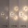 Applique LED aluminium dimmable H:44 cm 3000 K argent
