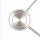 Applique LED aluminium dimmable H:44 cm 3000 K argent