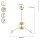 Applique LED aluminium dimmable H:53 cm 3000 K or