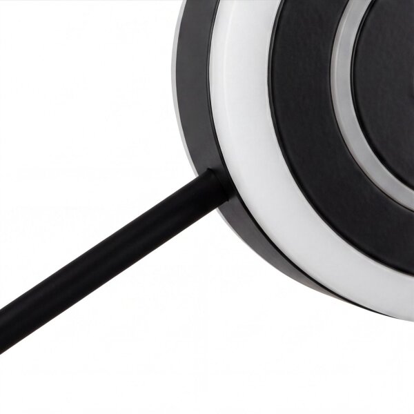 Applique LED aluminium dimmable H:53 cm 3000 K noir