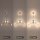 Applique LED aluminium dimmable H:53 cm 3000 K argent