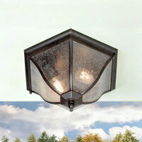 Plafonnier extérieur Marron Rustique IP44 Terrasse