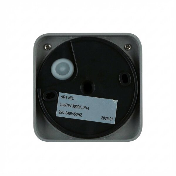 Lampe LED murale extérieure IP44 3000 K L : 9 cm petit Anthracite