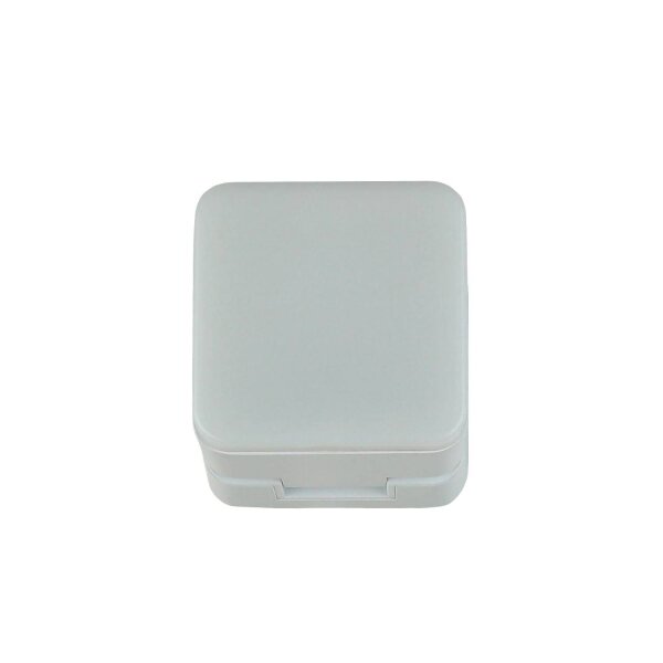Applique extérieure LED IP44 blanc rectangulaire L : 9 cm petit alu