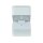Applique extérieure LED IP44 blanc rectangulaire L : 9 cm petit alu