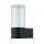 Applique extérieure verre fumé aluminium E27 IP44 H : 19,7 cm