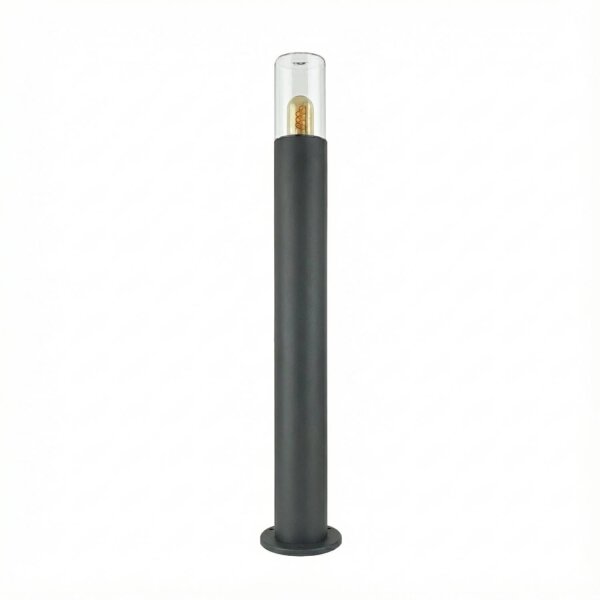 Borne déclairage LED RGB changement de couleur 80cm IP44 anthracite acier inoxydable