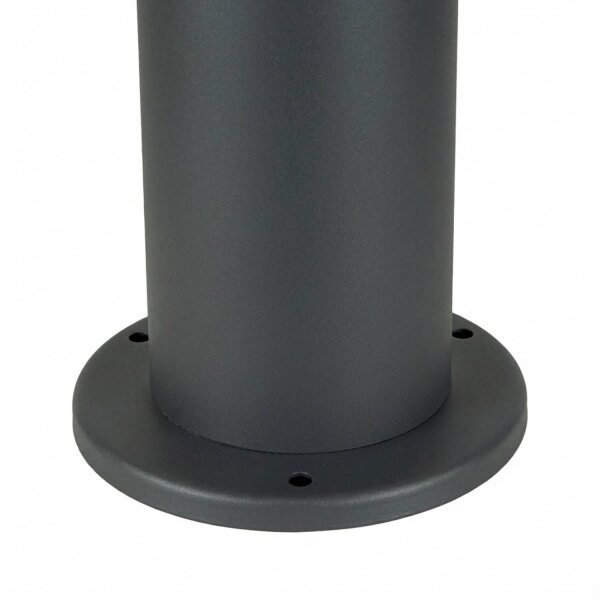 Borne déclairage LED RGB changement de couleur 80cm IP44 anthracite acier inoxydable