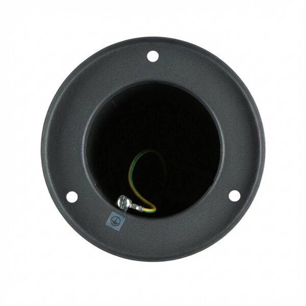 Borne déclairage LED RGB changement de couleur 80cm IP44 anthracite acier inoxydable