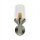 Applique extérieure acier inoxydable verre H : 29 cm IP44 E27