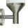 Applique extérieure acier inoxydable verre H : 29 cm IP44 E27
