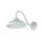 Applique LED extérieure aluminium IP54 L : 25 cm blanc