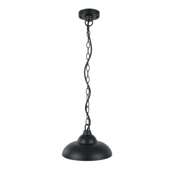 Lampe LED extérieure suspendue Noir 25 cm de large IP54 Alu 3000 K