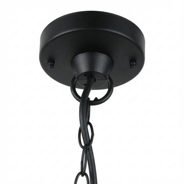 Lampe LED extérieure suspendue Noir 25 cm de large IP54 Alu 3000 K