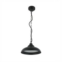Lampe LED extérieure suspendue Noir 25 cm de large...