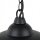 Lampe LED extérieure suspendue Noir 25 cm de large IP54 Alu 3000 K