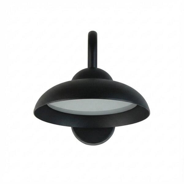 Applique murale extérieure LED IP54 L : 25 cm Noir 3000 K Hof