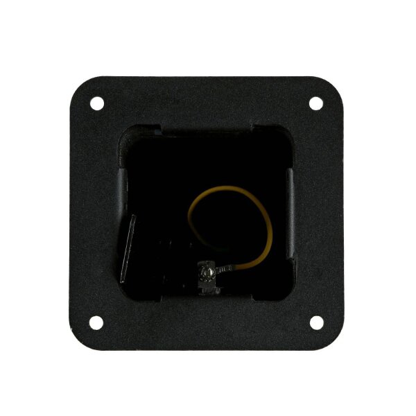 Borne déclairage LED aluminium hauteur 50 cm IP44 carré noir