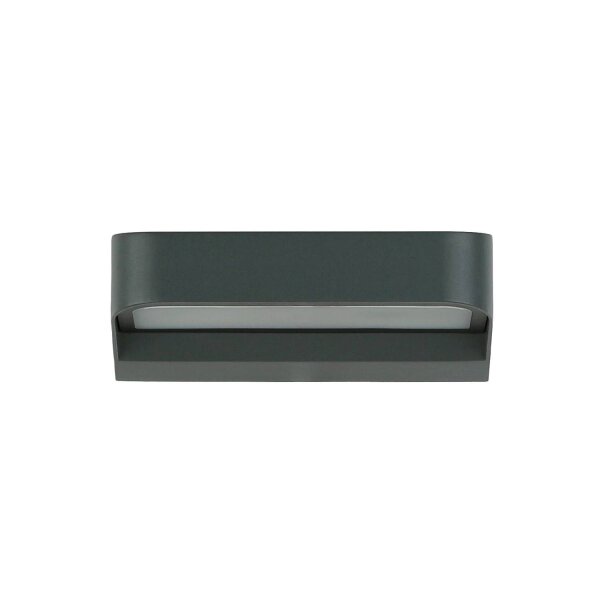 Applique LED extérieure IP54 L : 14,2 cm 3000 K Anthracite