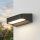 Applique LED extérieure IP54 L : 14,2 cm 3000 K Anthracite