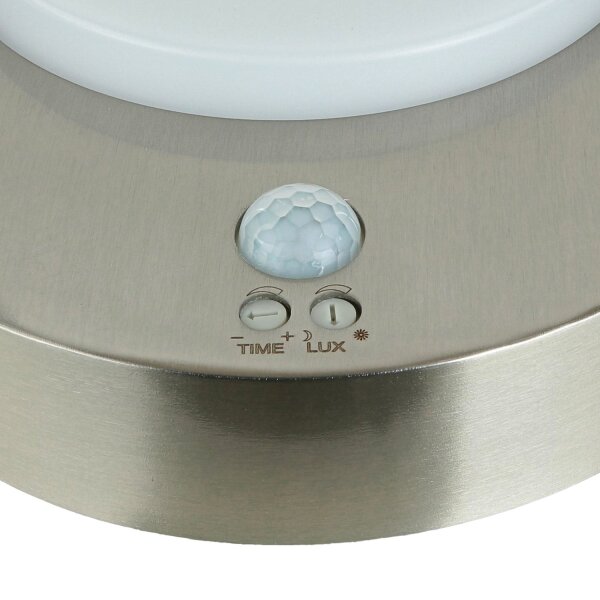 Applique LED extérieure en acier inoxydable avec détecteur de mouvement IP44